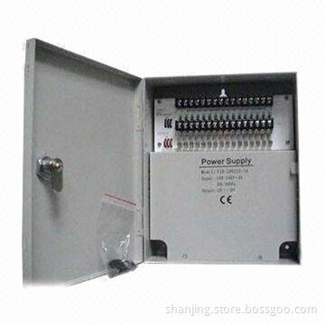 9/18-channel Power Supply Box for CCTV Camera Accessories with 60, 120, 240W Power